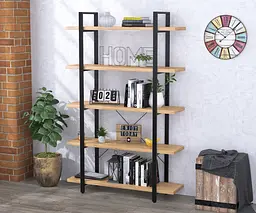 Стелаж Сінгл-5-120 Loft Design (Дуб Крафт золотий)