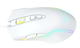 Комп'ютерна мишка Onikuma дротова CW-97 з RGB підсвіткою та 6400 DPI для ПК Білий - мініатюра 2