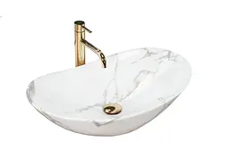 Умивальник Rea Royal 36x60,5 marmo shiny (REA-U8009), Матова