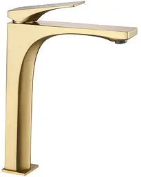 Змішувач для умивальника Rea Joe високий brushed gold REA-B8991
