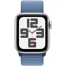 Смарт-годинник Apple Watch SE 2 GPS 40mm Silver Aluminium Case with Winter Blue Sport Loop [MRE33] [95080] - мініатюра 2