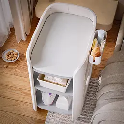 Столик сповивальний Mealux Dora з матрацом (KD-E062 Grey/White+mattress) - мініатюра 5