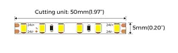 LED стрічка OLEDIM PS-2835-120-IP20-8.8W-6500К-24V - мініатюра 2