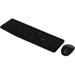 Комплект бездротовий Canyon SET-W01, Black, USB 2.4GHz, клавіатура + миша (CNE-HSETW01) - мініатюра 2