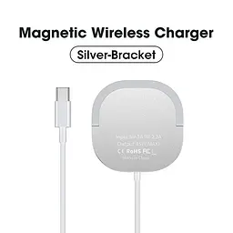 Зарядка Qi 2in1 MagSafe wireless charger with holder JYD-WC92 15W Max синя - мініатюра 9