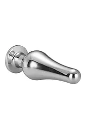 Анальна пробка Gleaming Love Pleasure Plug L 12.7 см (срібляста) - мініатюра 4