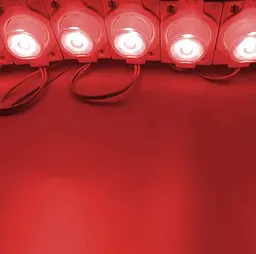 Світлодіодний модуль 12V SMD3030 1,5W 46x32 мм 120lm IP67 Червоне світло 1 шт - мініатюра 3