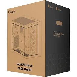 Корпус Ocypus Iota C70 Curve ARGB Digital Black (IOTA-C70-BKD400CD-GL) - мініатюра 11