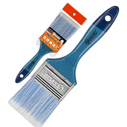 Пензель флейцевий Polax 2,5″, тип «Acrylic», професійний, штучний ворс, пластикова ручка (03-010) - мініатюра 2