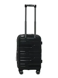 Валіза маленька S поліпропілен Milano bag 0306 56×35×24см 33л Чорний - мініатюра 3