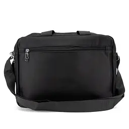 Сумка-портфель чоловіча текстильна для ноутбука 13'' та документів Tiding Bag M56-3812A чорна - мініатюра 5