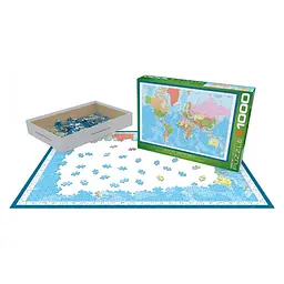 Пазл Eurographics Карта світу, 1000 елементів (6000-1271) - мініатюра 3