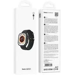 Смарт-годинник Hoco Y23 Ultra Smart Sports Watch (call version) Black - мініатюра 2