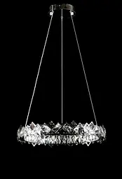 Підвісна світлодіодна люстра Splendid Ray L40802/480/1 LED, кришталь, пульт, димер, 60 W, 48 см - мініатюра 2