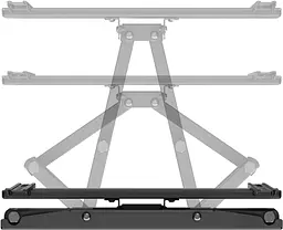 Кронштейн для ТВ AGN AGN70-442P з поворотом/два коліна/32"-70"/40 кг/max.VESA 400x400/Чорний - мініатюра 6