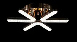 Люстра стельова LED Splendid Ray LT874/3, 80W, білий, золото, сучасний стиль, з пультом, димер - мініатюра 3