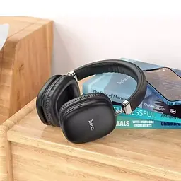 Бездротові повнорозмірні навушники HOCO W35 Bluetooth 5.3 стереогарнітура чорні - мініатюра 5