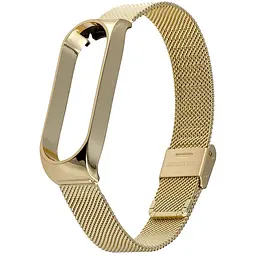 Ремінець Міланська Петля Mi Band 5/6 Gold