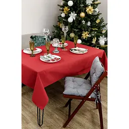 Скатертина Прованс Merry Christmas 220х132 см червона (31472) - мініатюра 7