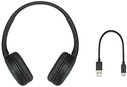 Навушники Sony WH-CH510 On-ear Wireless Mic Black (WHCH510B.CE7) - мініатюра 6