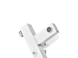 Змішувач для ванни Plamix Kubus-009 EURO SET White (з шлангом, лійкою та кронштейном) (PM0673) - мініатюра 3