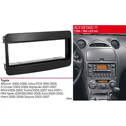 Перехідна рамка Toyota 1 DIN ACV 281300-11 - мініатюра 5