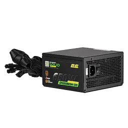 2E Gaming Блок живлення Solid Power (650W), >85%, 80+ Bronze, 120мм, 1xMB 24pin(20+4), 2xCPU 8pin(4+4), 3xMolex, 6xSATA, 4xPCIe 8pin(6+2), Semi Modular - мініатюра 5