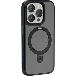 Чохол WiWU Protective Magnetic Alloy Stand Case для Apple iPhone 15 Pro Black [96967] - мініатюра 2
