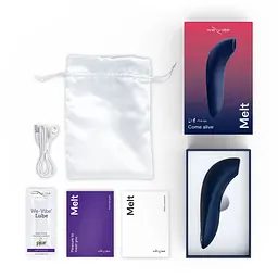 Вакуумний стимулятор клітора We-Vibe Melt синій - мініатюра 9