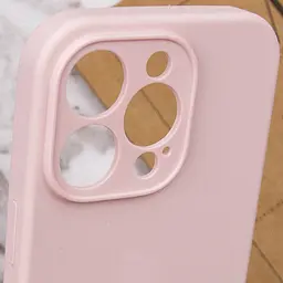 Чохол Silicone Case Full Camera Protective (AA) NO LOGO для Apple iPhone 13 Pro Max (6.7) Рожевий / Chalk Pink - мініатюра 6