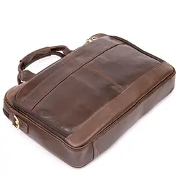 Сумка для ноутбука 20391 Vintage коричнева - мініатюра 5