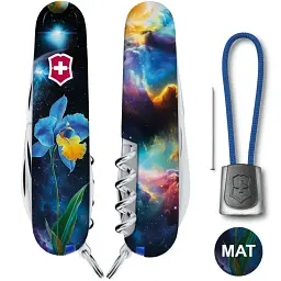 Складаний ніж Victorinox CAMPER DESIGN Блакитно-жовтий ірис - мініатюра 3