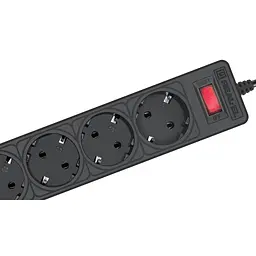 Мережевий фільтр живлення REAL-EL RS-Protect 505, 1.8m, black (EL122300044) - мініатюра 10