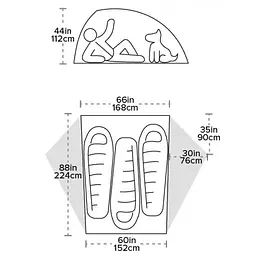 Намет Big Agnes Crag Lake SL3 (1054-021.0240) - мініатюра 6