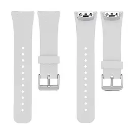 Силіконовий ремінець Primo Classic Shape для Samsung Gear Fit 2/Fit 2 Pro (SM-R360/R365) White - мініатюра 4