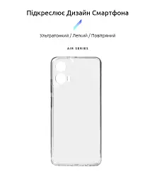 Чехол ArmorStandart Air для Motorola G34 5G Camera cover Clear - миниатюра 2