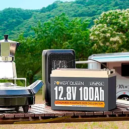 Акумулятор Power Queen LiFePO4 12V [12.8V/100Ah/1280Wh] [111279] - мініатюра 5