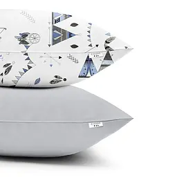 Набір наволочок Cosas Dream wigwam 40х60 см сірий (SetPillow_WigwamDream_Grey_40х60) - мініатюра 3