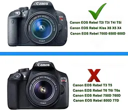 Мережевий адаптер живлення TKDY ACK-E8 для Canon EOS Rebel T2i–T5i - мініатюра 8