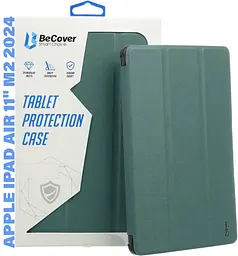 Чохол BeCover Smart Case для Apple iPad Air 11 M2 2024 Темно-зелений (711385) - мініатюра 6