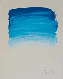 Олійна фарба Rive gauche 200 мл, Церуліум блакитний відтінок (Cerulean Blue Hue) - мініатюра 2
