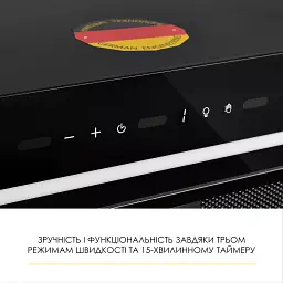 Витяжка повновбудована Weilor Luna Wbg 55 Black - мініатюра 10