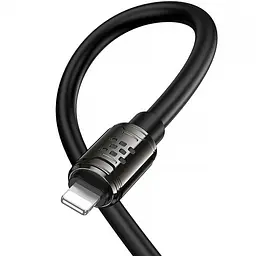 Дата кабель Hoco U143 Joy USB to Lightning 2.4A (1.2m) Black - мініатюра 6