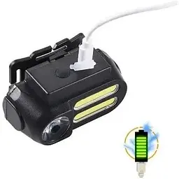 Налобний ліхтар NF611-HT832 LED акумуляторний для риболовлі 18650 - мініатюра 3