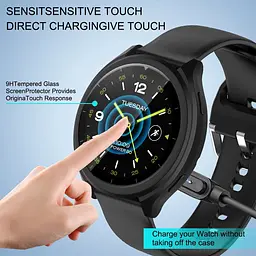 Захисний чохол Tamister для смартгодинника Xiaomi Watch 2 з плівкою прозорий - мініатюра 7