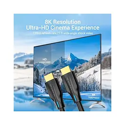 Кабель мультимедійний HDMI M to HDMI M 10.0m 8K black Vention (AANBL) - мініатюра 3