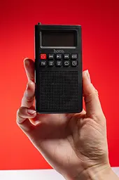 Портативне радіо із Bluetooth 5.3 - радіоприймач HOCO HI51 AM FM USB microSD - мініатюра 3