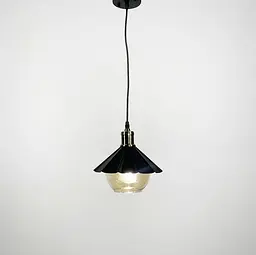 Підвісний світильник в стилі LOFT з янтарним плафоном Line.F 11683/1 AM - мініатюра 3
