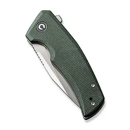 Ніж складаний кишеньковий Civivi Regulatron, (7.6 см) Nitro-V / Micarta темно-зелений - мініатюра 4