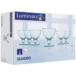 Набір креманок Luminarc Quadro 250 мл з 6 предметів (N2322) - мініатюра 3